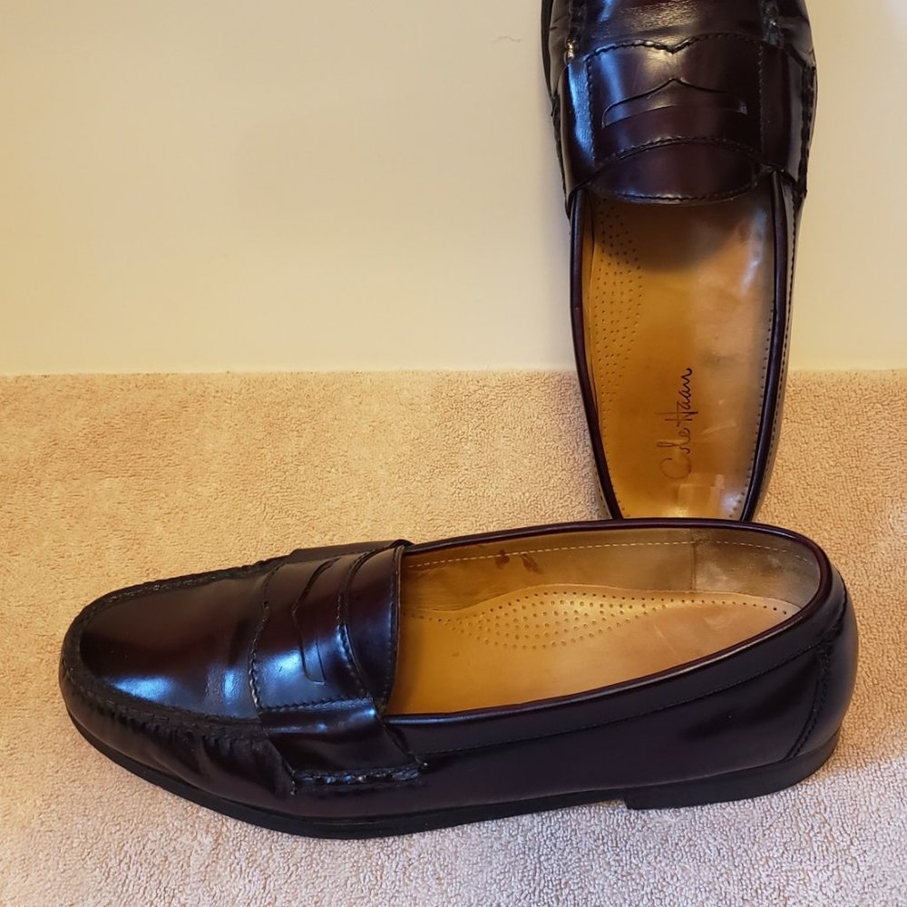 Men's Cole Hann Burgandy Penny Loafers 12 D